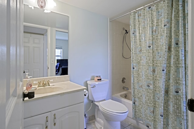 717 S US Highway 1 Unit 108, Jupiter, FL 33477 - full bath with shower / bathtub combination with curtain, vanity, and tile patterned floors