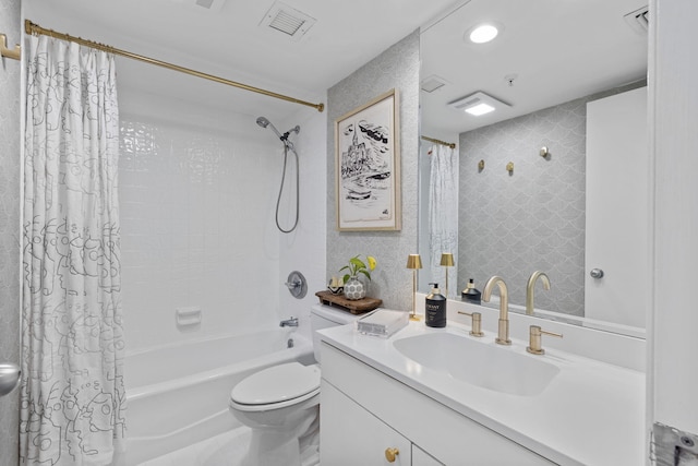 3440 S Ocean Blvd Unit 107S, Palm Beach, FL 33480 - bathroom with shower / bath combo with shower curtain, vanity, and recessed lighting