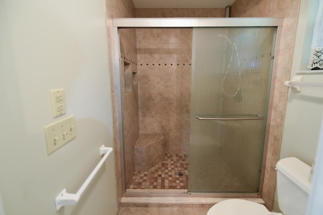 13116 SE Point O Woods Ct, Hobe Sound, FL 33455 - full bath featuring toilet and a shower stall