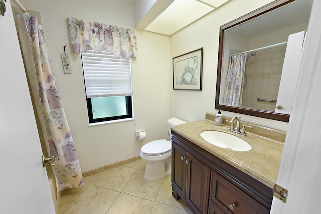 13116 SE Point O Woods Ct, Hobe Sound, FL 33455 - full bathroom featuring vanity, tile patterned flooring, and shower / bath combo