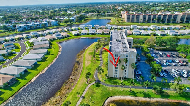 7260 Kinghurst Dr Unit 401, Delray Beach, FL 33446 - aerial overview of property's location with a nearby body of water