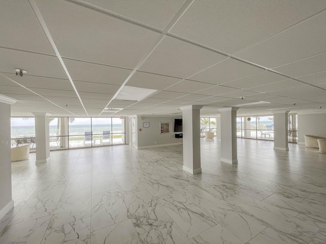 3221 S Ocean Blvd Unit 501, Highland Beach, FL 33487 - garage featuring baseboards