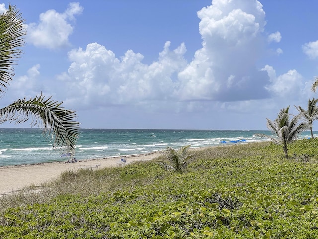 3221 S Ocean Blvd Unit 501, Highland Beach, FL 33487 - water view featuring local beach