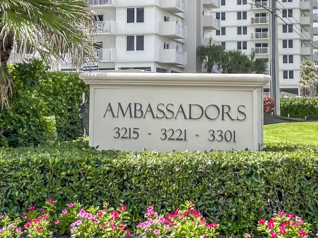 3221 S Ocean Blvd Unit 501, Highland Beach, FL 33487 - view of community / neighborhood sign