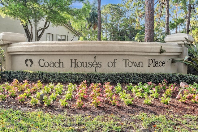 5610 Coach House Cir Unit C, Boca Raton, FL 33486 - view of community sign