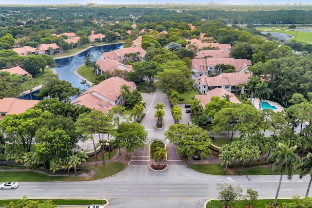 5610 Coach House Cir Unit C, Boca Raton, FL 33486 - aerial perspective of suburban area featuring a large body of water