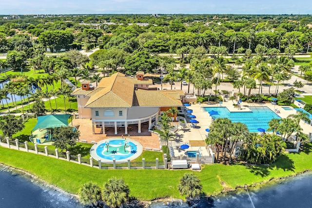 5610 Coach House Cir Unit C, Boca Raton, FL 33486 - bird's eye view of a large body of water