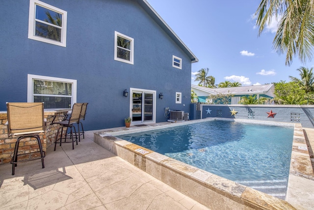 130 S Ocean Breeze, Lake Worth Beach, FL 33460 - view of swimming pool featuring a fenced backyard and a patio