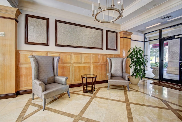 233 S Federal Hwy Unit Uph04, Boca Raton, FL 33432 - building lobby with ornamental molding