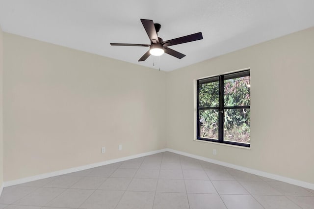 2774 SE Howell Ave, Port Saint Lucie, FL 34952 - unfurnished room with a ceiling fan and light tile patterned flooring