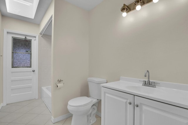 2774 SE Howell Ave, Port Saint Lucie, FL 34952 - full bath with tile patterned flooring, vanity, and shower / washtub combination