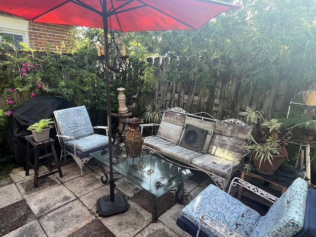 1016 N E St, Lake Worth Beach, FL 33460 - view of patio / terrace with a grill