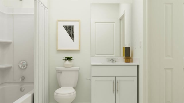 10517 NW Suncrest Loop, Port Saint Lucie, FL 34987 - bathroom featuring vanity and shower / bath combo with shower curtain