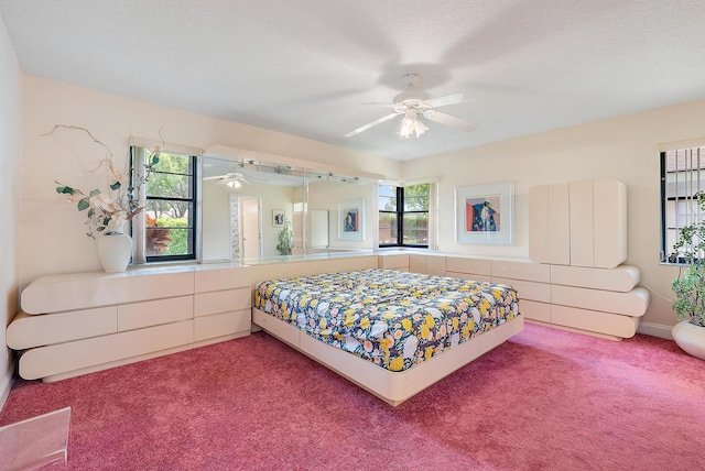 8368 Sunmeadow Ln, Boca Raton, FL 33496 - bedroom with carpet flooring and ceiling fan