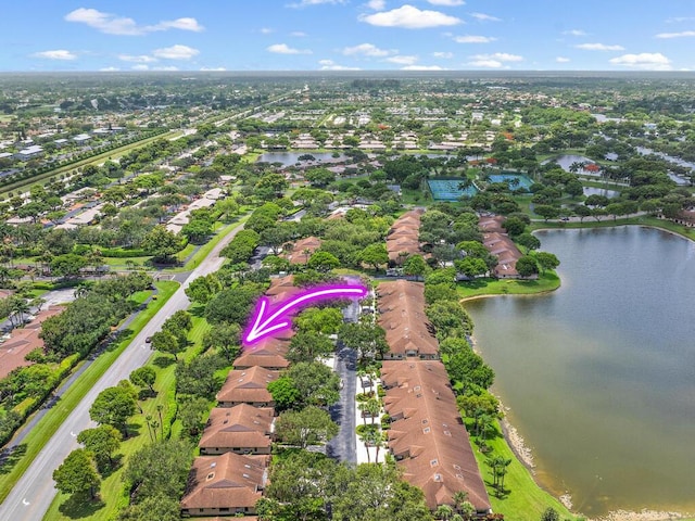 8368 Sunmeadow Ln, Boca Raton, FL 33496 - aerial view of residential area featuring a large body of water