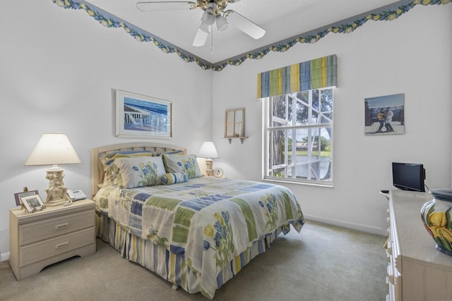 1267 SW Briarwood Dr, Saint Lucie West, FL 34986 - bedroom featuring light colored carpet and ceiling fan