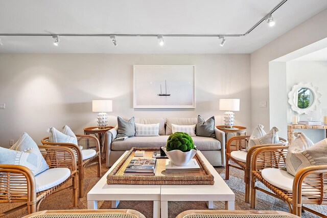 2 Church Ln Unit 115, North Palm Beach, FL 33408 - living room with rail lighting