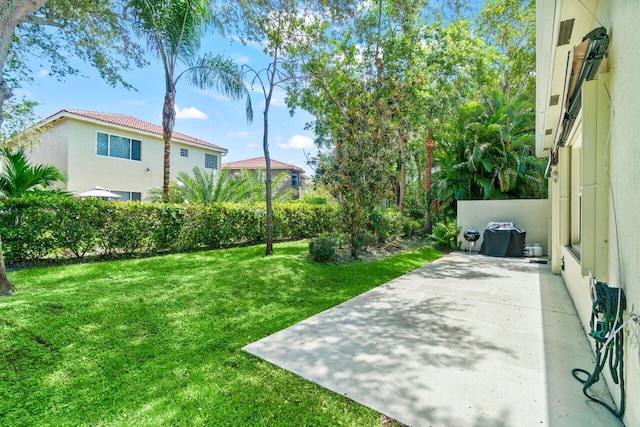 4086 Woodhill Pl, Boynton Beach, FL 33436 - view of grassy yard featuring a patio area
