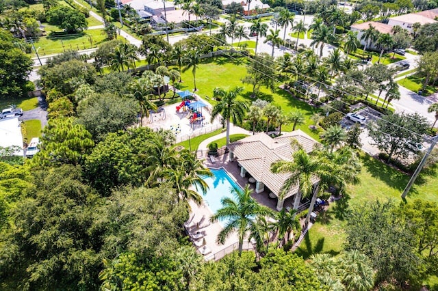 4086 Woodhill Pl, Boynton Beach, FL 33436 - drone / aerial view of a pool