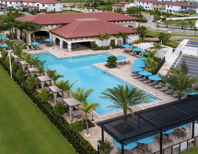 10606 W 33rd Ct, Hialeah, FL 33018 - community pool featuring a patio area