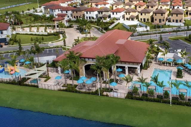 10606 W 33rd Ct, Hialeah, FL 33018 - aerial view of residential area featuring a large body of water