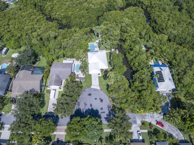 207 Jupiter Woods Dr, Jupiter, FL 33458 - aerial overview of property's location featuring a heavily wooded area