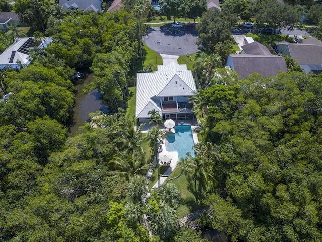 207 Jupiter Woods Dr, Jupiter, FL 33458 - aerial view of residential area with a pool