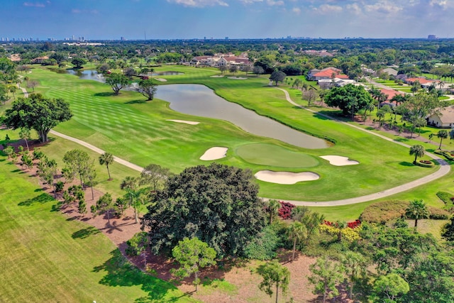 5390 Woodland Lakes Dr Unit 305, Palm Beach Gardens, FL 33418 - aerial view of residential area featuring a large body of water and a golf course