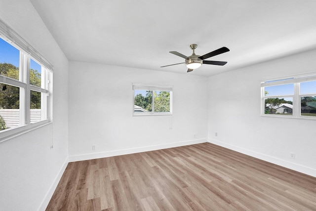 4110 NW 10th St, Delray Beach, FL 33445 - unfurnished room with light wood-type flooring and a ceiling fan