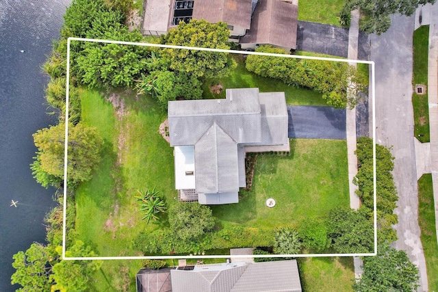 4110 NW 10th St, Delray Beach, FL 33445 - aerial view of property's location with property parcel outlined