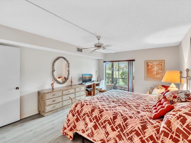 5869 Sugar Palm A Ct Unit A, Delray Beach, FL 33484 - bedroom with light wood finished floors and a ceiling fan