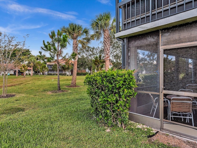 5869 Sugar Palm A Ct Unit A, Delray Beach, FL 33484 - view of grassy yard
