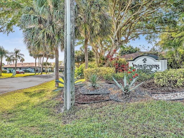 5869 Sugar Palm A Ct Unit A, Delray Beach, FL 33484 - community sign featuring a lawn