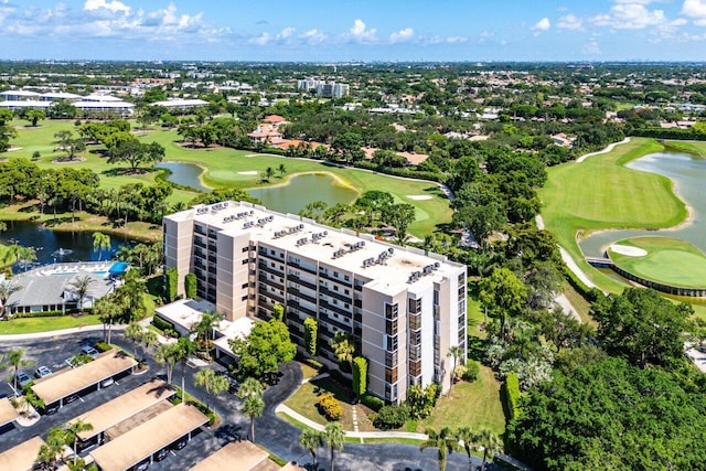 6662 Boca Del Mar Dr Unit 118, Boca Raton, FL 33433 - drone / aerial view of a golf club and a large body of water