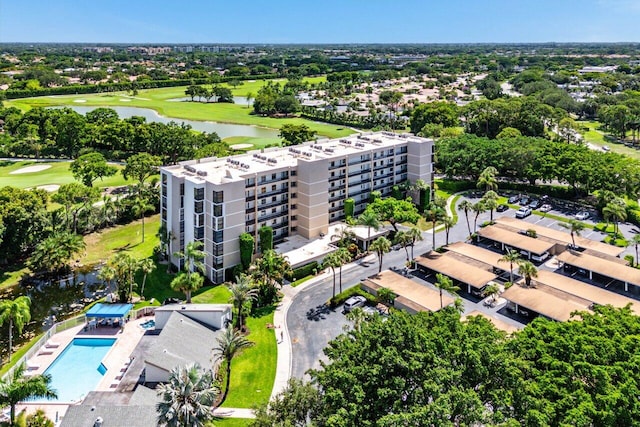 6662 Boca Del Mar Dr Unit 118, Boca Raton, FL 33433 - drone / aerial view of a golf course and a large body of water