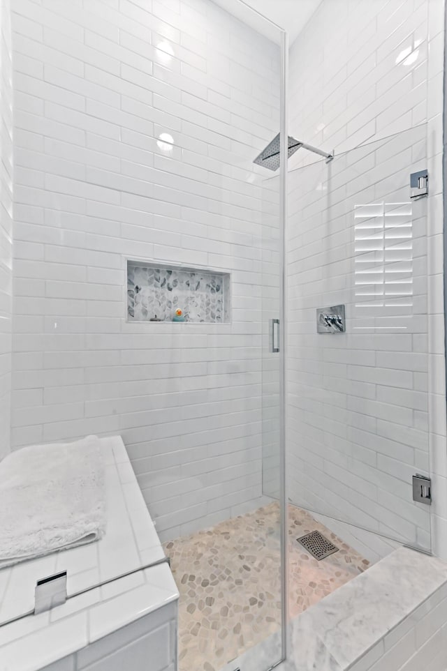 908 SW Squire Johns Ln, Palm City, FL 34990 - full bathroom featuring a shower stall