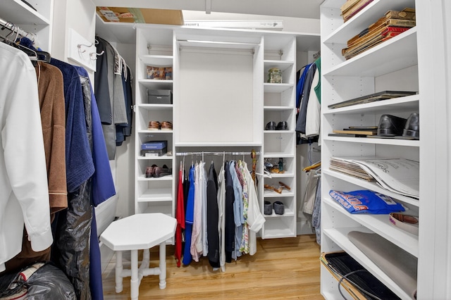 2 Fairway Dr, Boynton Beach, FL 33436 - spacious closet featuring wood finished floors