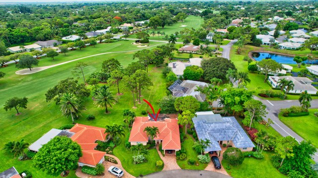 2 Fairway Dr, Boynton Beach, FL 33436 - aerial perspective of suburban area featuring a golf club and a nearby body of water