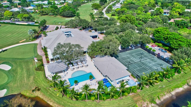 2 Fairway Dr, Boynton Beach, FL 33436 - aerial overview of property's location featuring a golf club and nearby suburban area