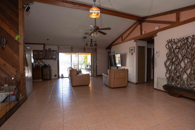 2573 SW Savona Blvd, Port Saint Lucie, FL 34953 - living area with a ceiling fan and light tile patterned floors