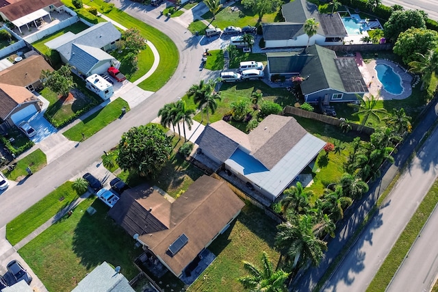 5064 El Claro Cir, West Palm Beach, FL 33415 - aerial view of property's location featuring a pool and nearby suburban area