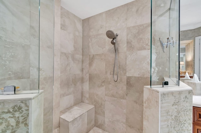 6404 Dorsay Ct, Delray Beach, FL 33484 - full bath with a walk in shower and vanity