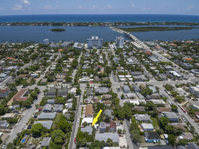 312 Central Dr, West Palm Beach, FL 33405 - aerial overview of property's location featuring nearby suburban area