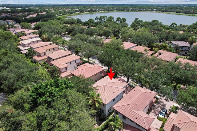615 Castle Dr, Palm Beach Gardens, FL 33410 - aerial view of residential area with a large body of water