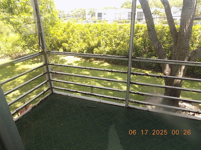 469 Normandy J 469, Delray Beach, FL 33484 - view of unfurnished sunroom