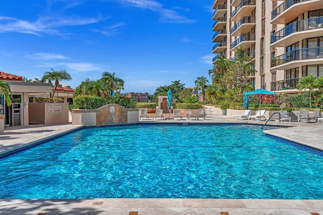 19667 Turnberry Way Unit 10C, Aventura, FL 33180 - community pool featuring a patio