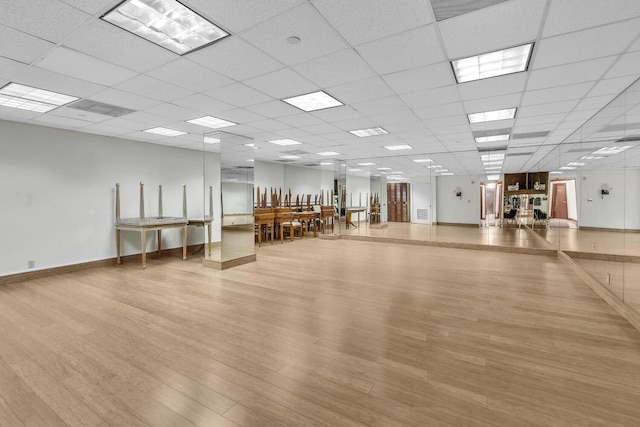 19667 Turnberry Way Unit 10C, Aventura, FL 33180 - miscellaneous room featuring wood finished floors and a paneled ceiling