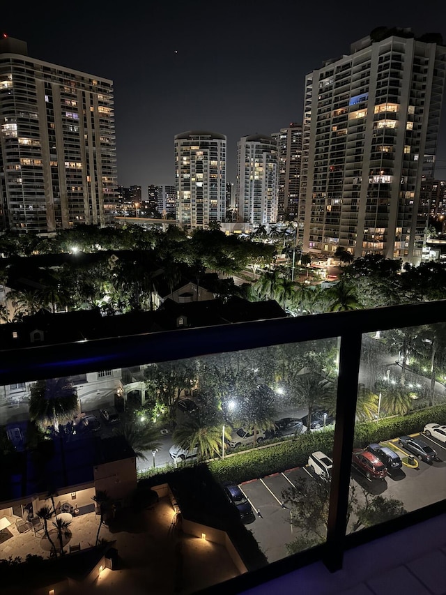 19667 Turnberry Way Unit 10C, Aventura, FL 33180 - city view featuring a view of city lights