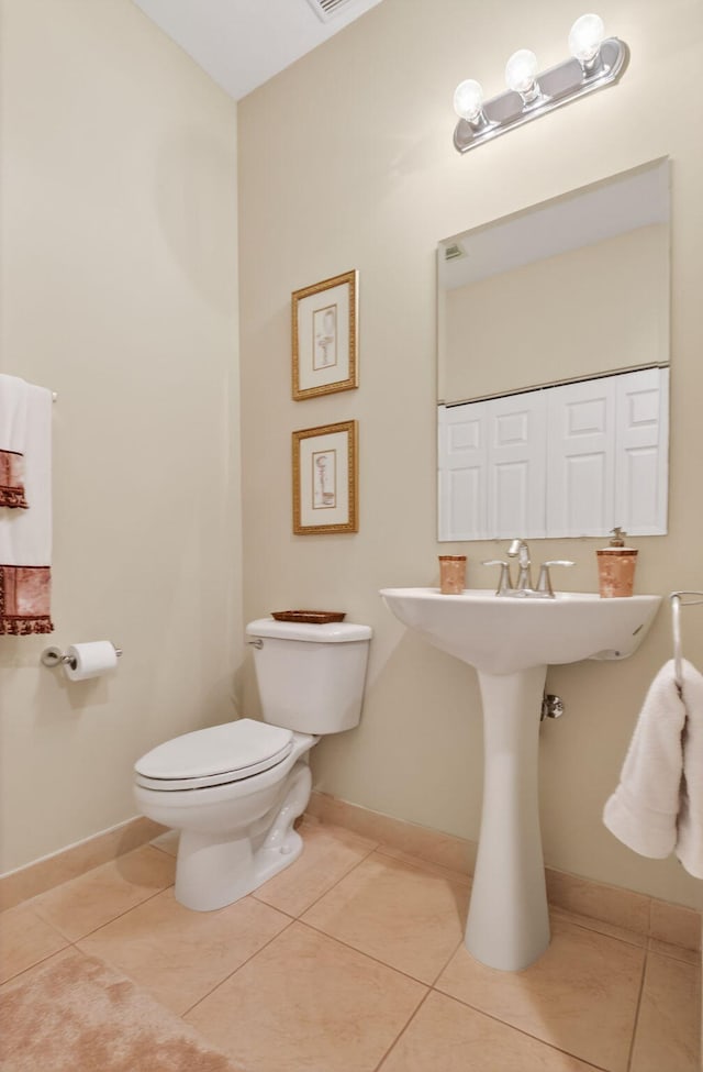 7271 Briella Dr, Boynton Beach, FL 33437 - half bathroom with tile patterned flooring