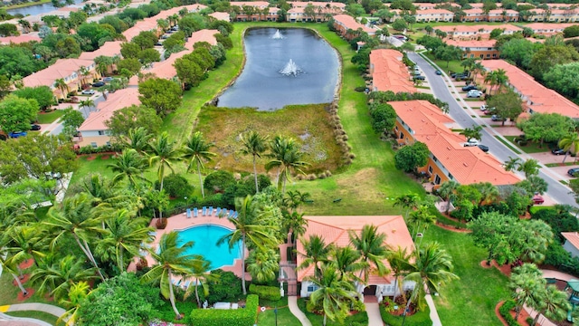 7271 Briella Dr, Boynton Beach, FL 33437 - aerial overview of property's location featuring a large body of water and a pool area